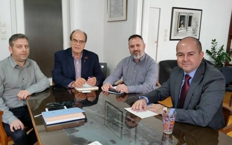 ΣΥΝΑΝΤΗΣΗ ΤΟΥ ΠΡΟΕΔΡΕΙΟΥ ΤΗΣ ΟΙΕΛΕ ΜΕ ΤΟ ΓΡΑΜΜΑΤΕΑ ΕΠΙΣΤΗΜΟΝΙΚΩΝ ΦΟΡΕΩΝ ΤΗΣ ΝΔ Ν. ΚΩΣΤΟΠΟΥΛΟ